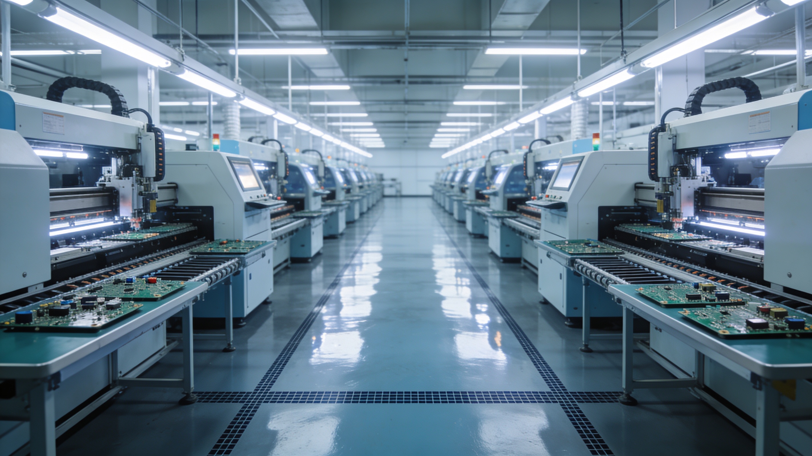 Антистатический пол на производстве электроники