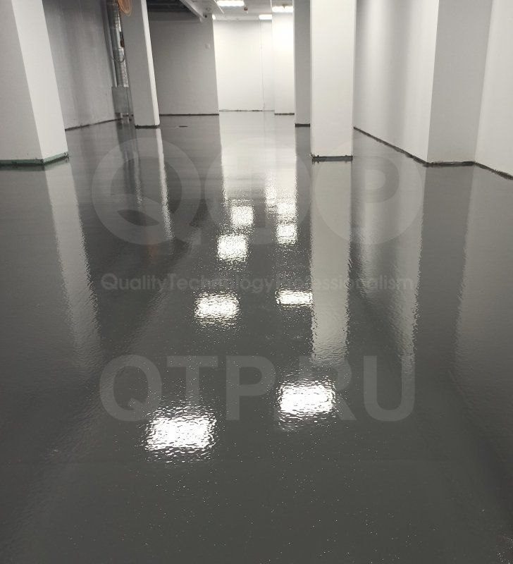 Эпоксидное тонкослойное покрытие — Парковка