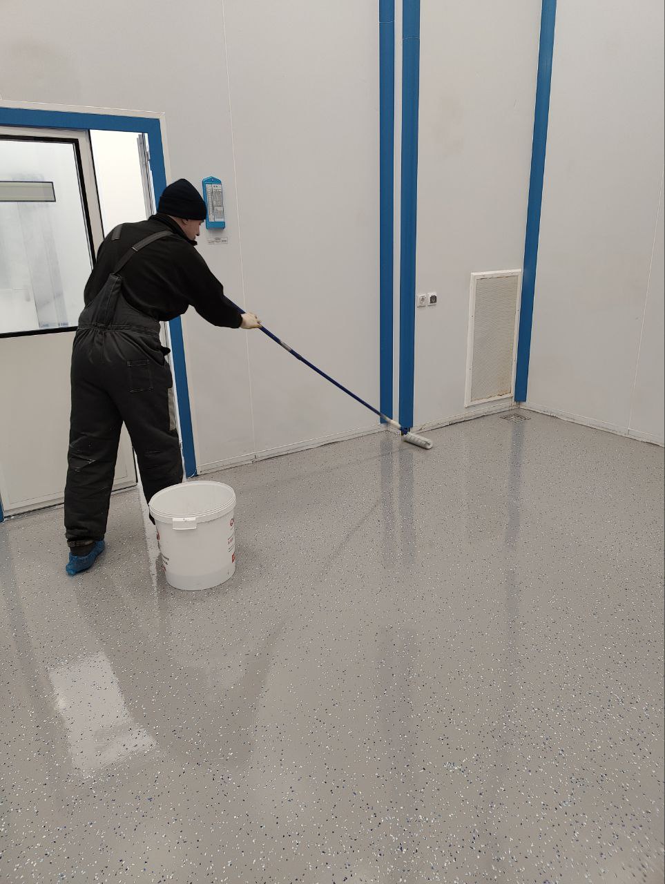 Полиуретановое покрытие — Производственное помещение