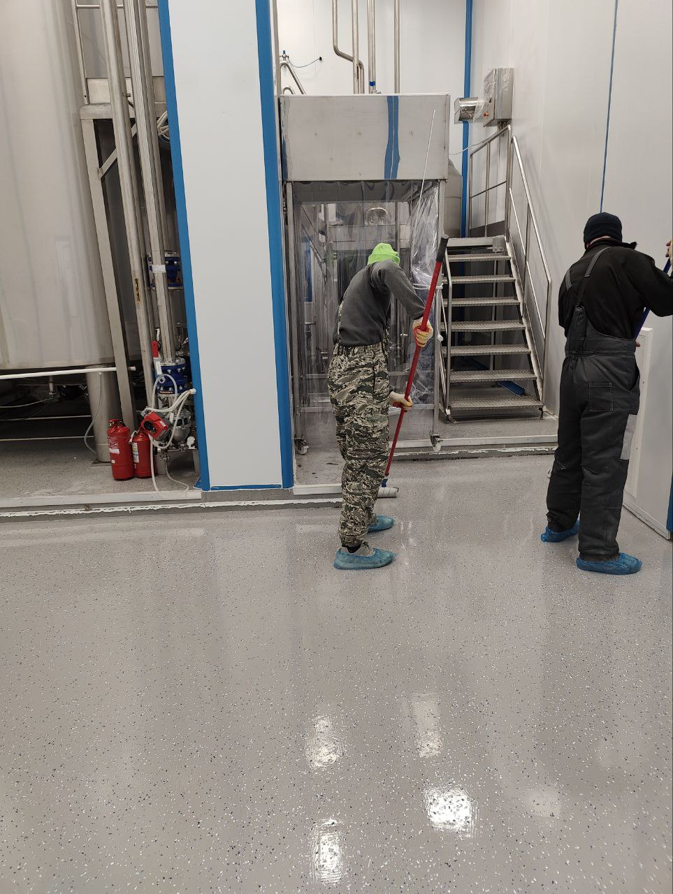 Полиуретановое покрытие — Производственное помещение